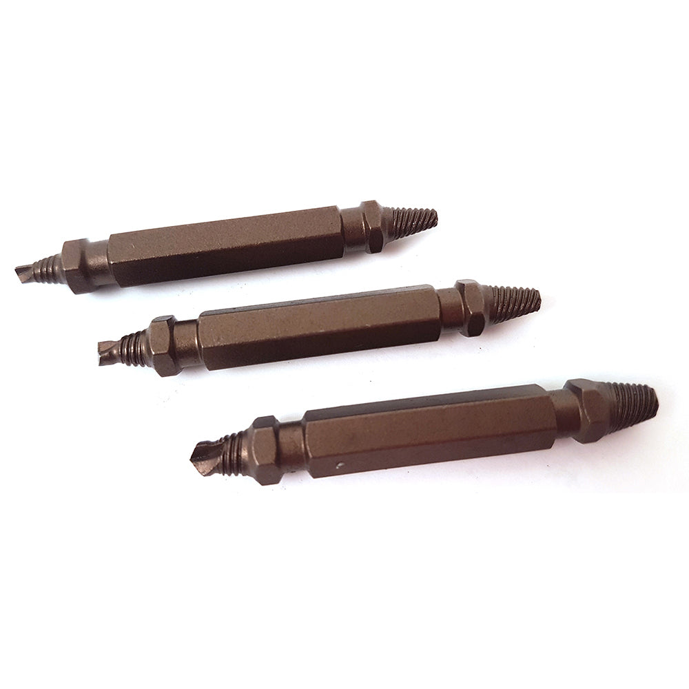 Powerbuilt 3pc Bolt Remover & Damaged Screw Extractor