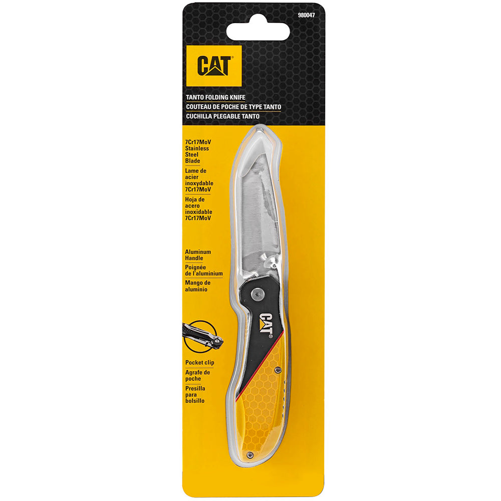 Cat 180mm Tanto Folding Knife