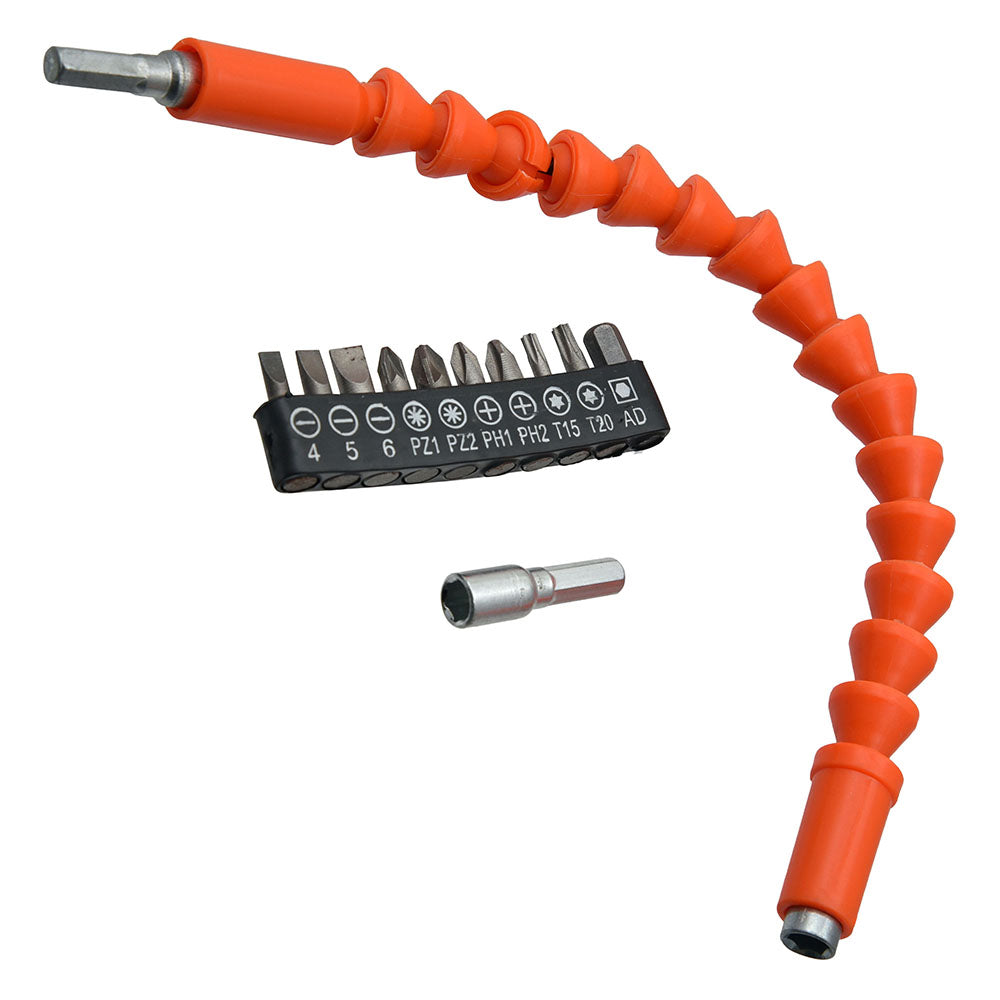 12pc Flexible Driver Bit Set