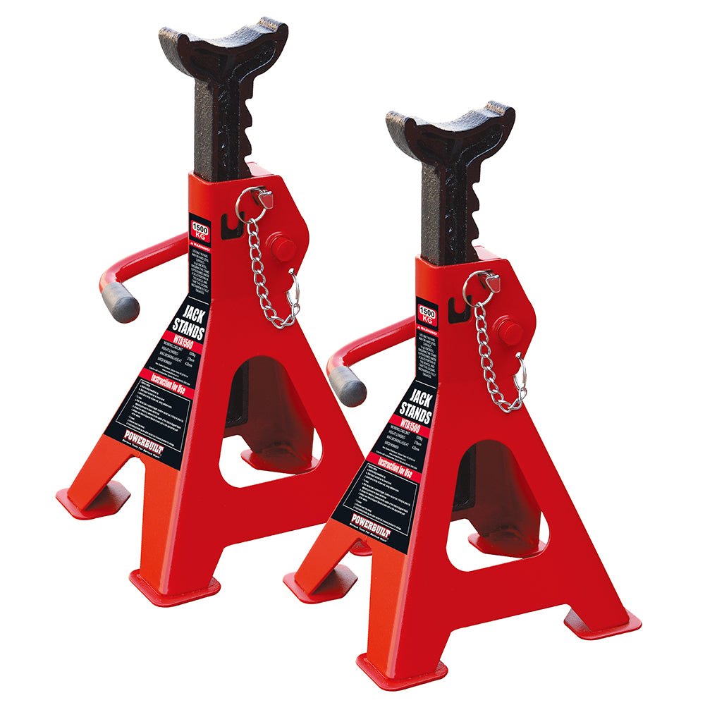 Powerbuilt 1.6 Ton / 1500kg Jack Stands