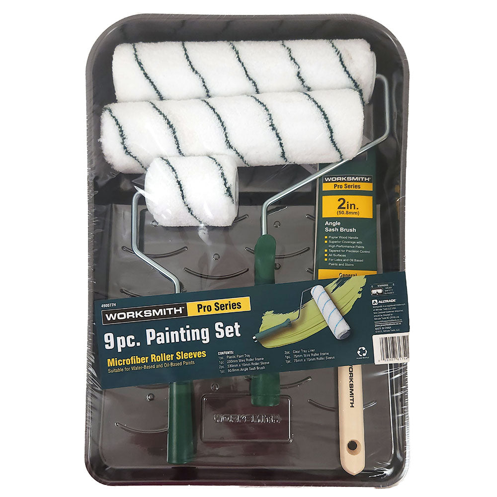 Worksmith Worksmith 9pc Painting Set