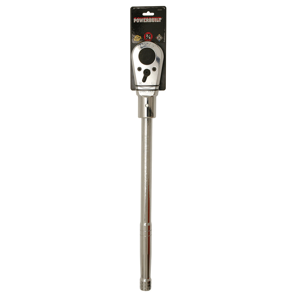 Powerbuilt 3/4in Dr Gear to Gear Quick Release Ratchet