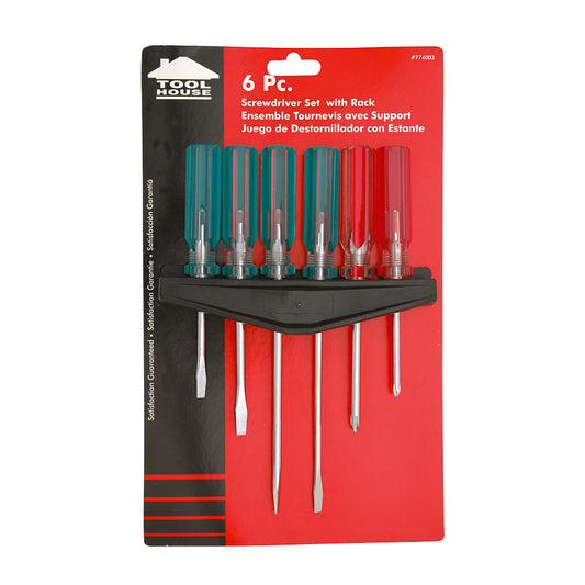 Tool House 6pc Screwdriver Set with Holder