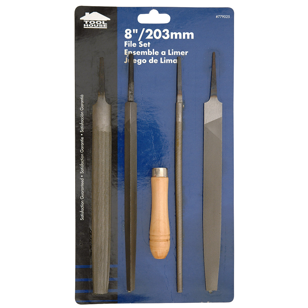Tool House 200mm 5pc File Set