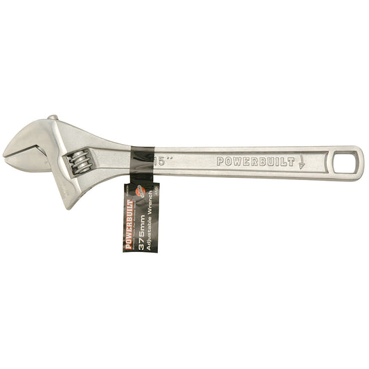 Powerbuilt 380mm/15in Adjustable Wrench