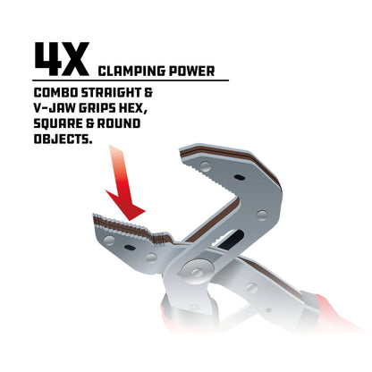 Powerbuilt Self-Adjusting Power Grip Pliers 255mm