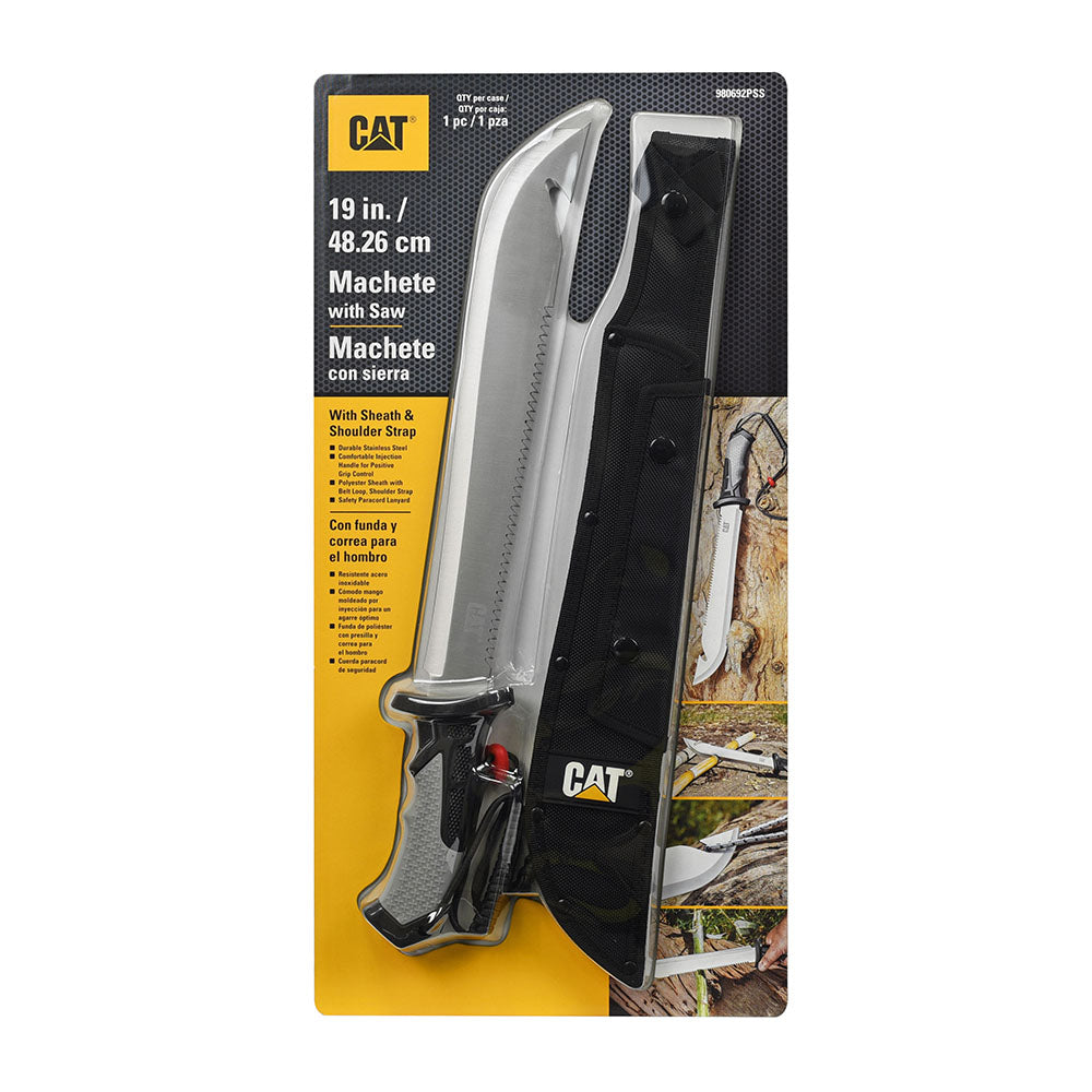 Cat 480mm Machete With Shoulder Strap & Sheath