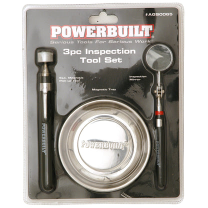 Powerbuilt 3pc Inspection Tool Set