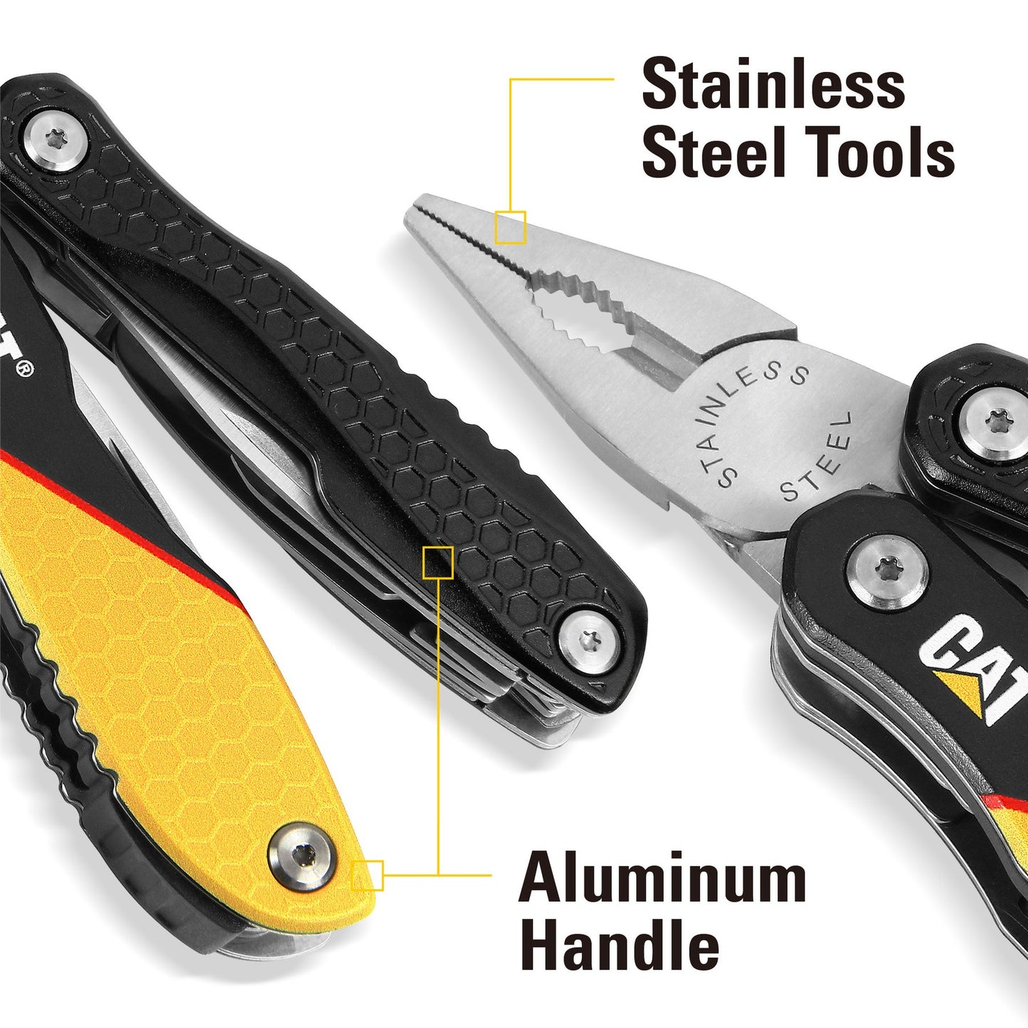 Cat 2pc Multi-Tool & Folding Knife Combo Set