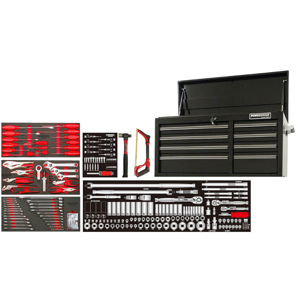 Powerbuilt 253pc 41in Tool Chest & Assorted Tools