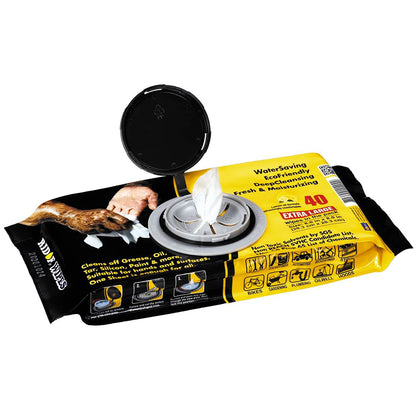 Ridof 40pc Industrial Wipes Handy Pack