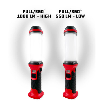 Powerbuilt 1000Lm LED Rechargeable Work light with Power Bank