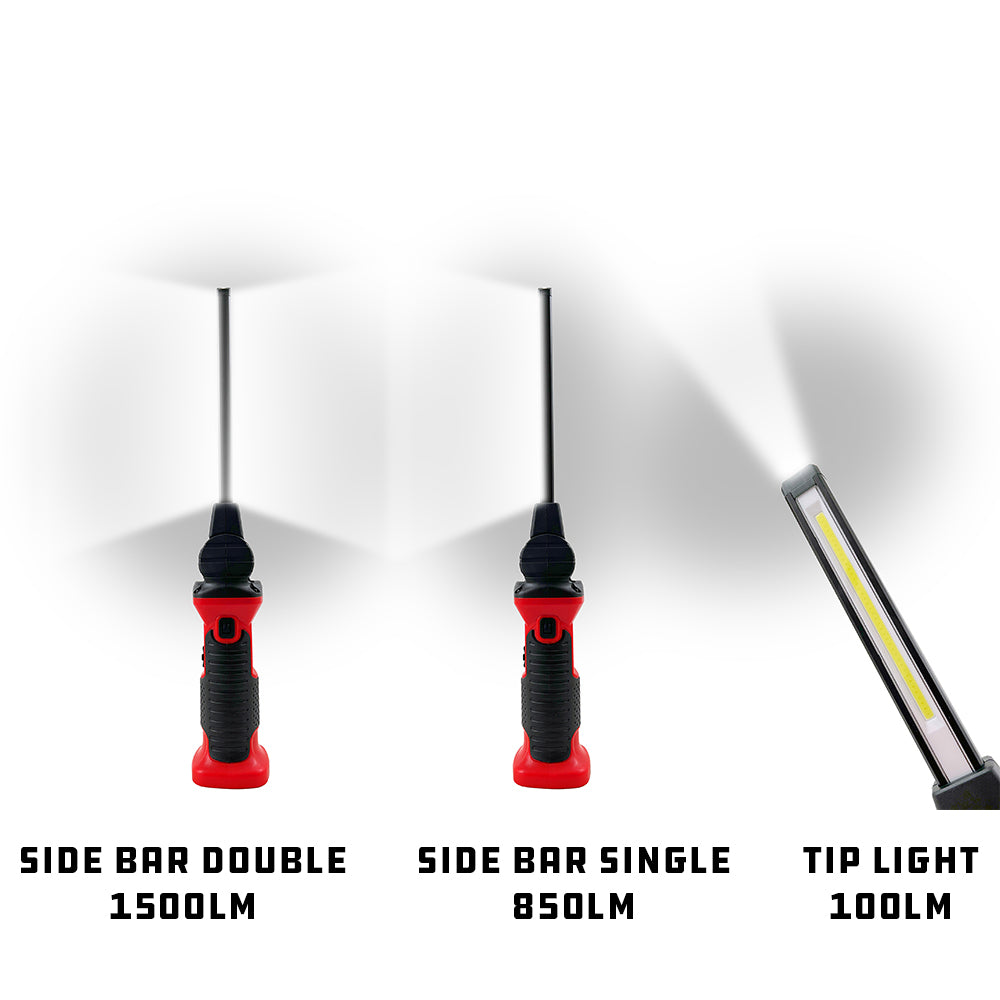 Powerbuilt 1500Lm LED Rechargeable Work light with Power Bank