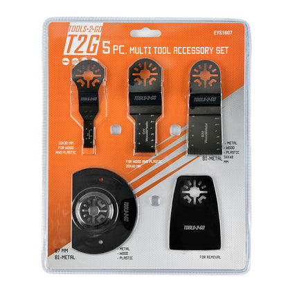 5pc Multi-Tool Accessory Set