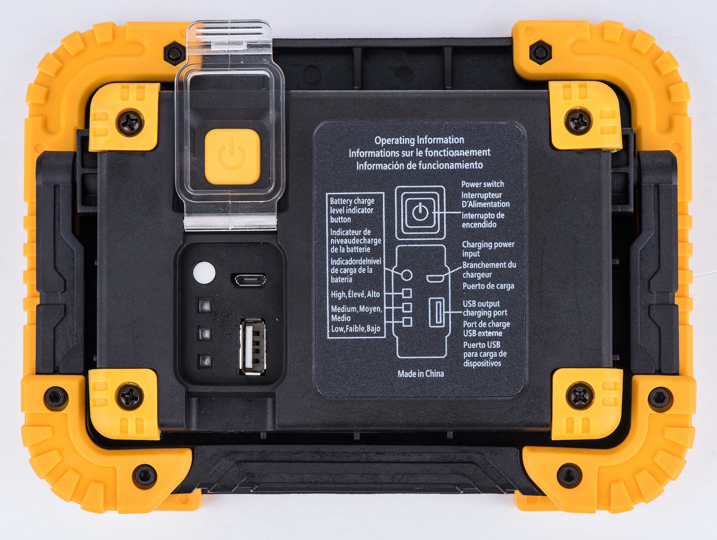 Woodbuilt LED Rechargeable Work Light with Power Bank