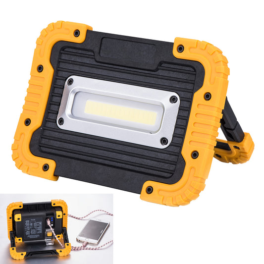 Woodbuilt LED Rechargeable Work Light with Power Bank