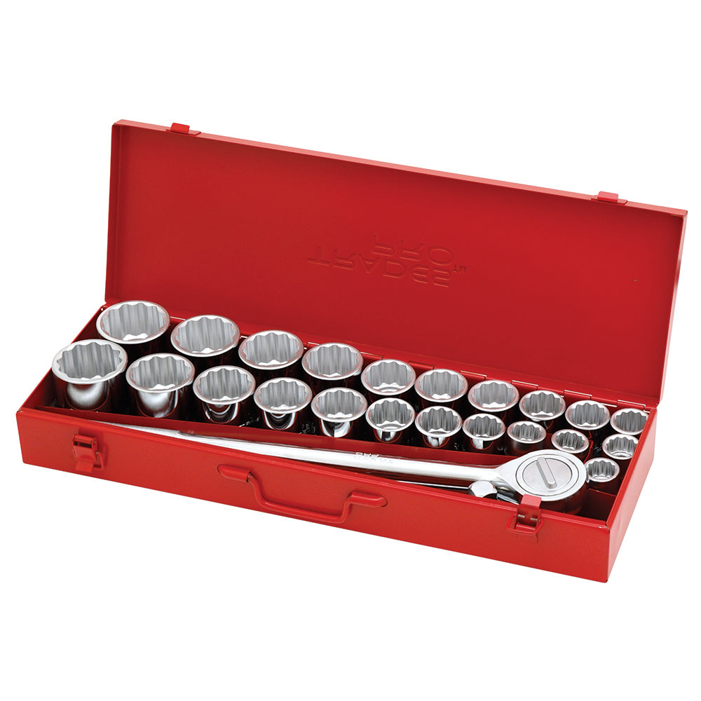 Trades Pro 3/4in Dr 27pc Combination Socket Set