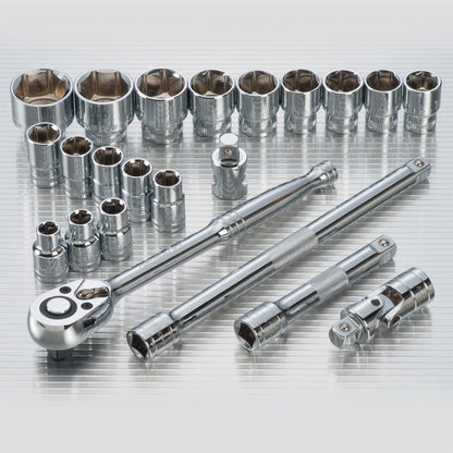 Powerbuilt 1/2in Dr 23pc Metric Socket Set