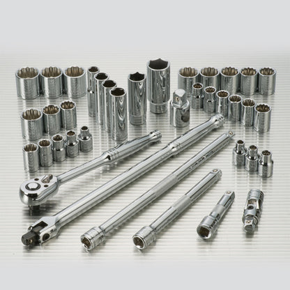 Powerbuilt 3/8in Dr 39pc Combination Socket Set