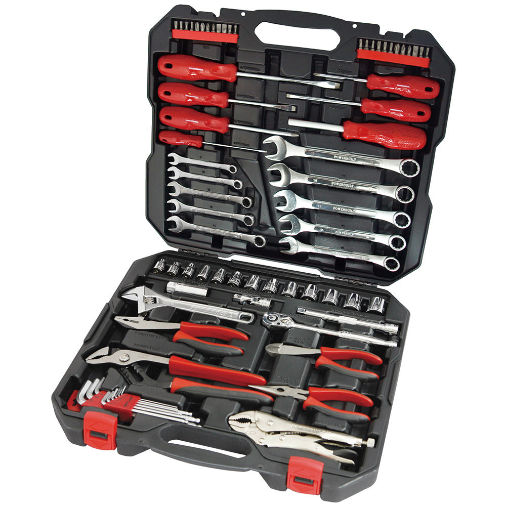 Powerbuilt 3/8in Dr 74pc Metric Tool Set