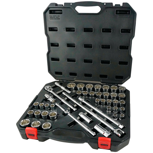 Powerbuilt 1/2in Dr 44pc Combination Socket Set