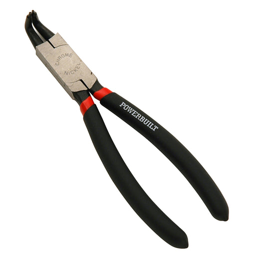 Powerbuilt 225mm/9in Bent Nose Internal Circlip Plier