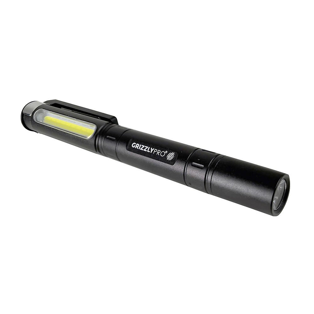 Grizzly Pro 330 Lumen LED Rechargeable Pen Light Pocket Rocket