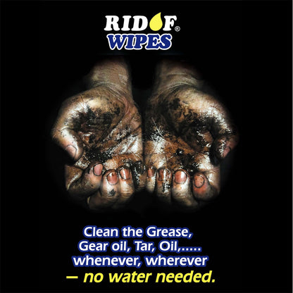 Ridof 40pc Industrial Wipes Handy Pack