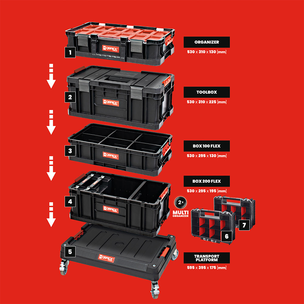Qbrick 7-in-1 System TWO Platform Combo