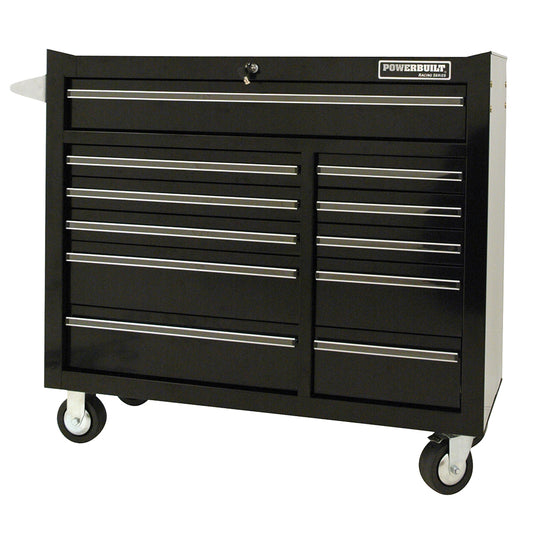 Powerbuilt 41in 11 Drawer Roller Cabinet - Racing Series