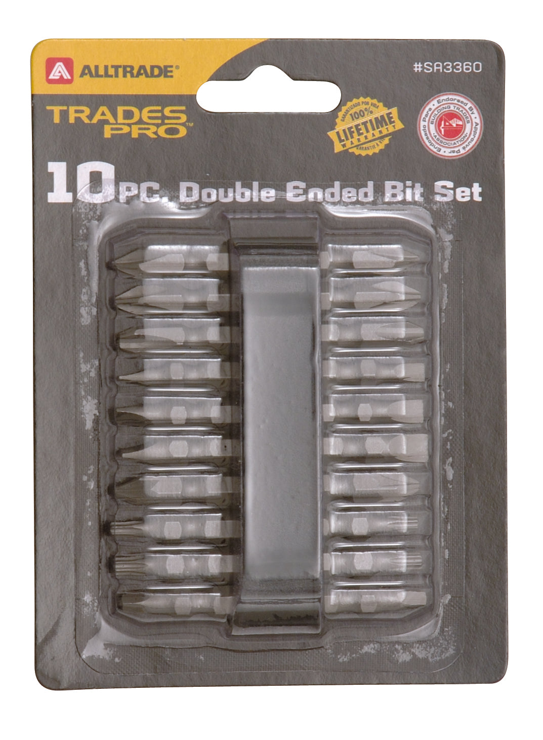 Trades Pro 10pc Double Ended Bit Set