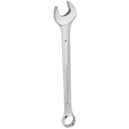 Powerbuilt 1 13/16in Ring and Open End Spanner - Raised Panel