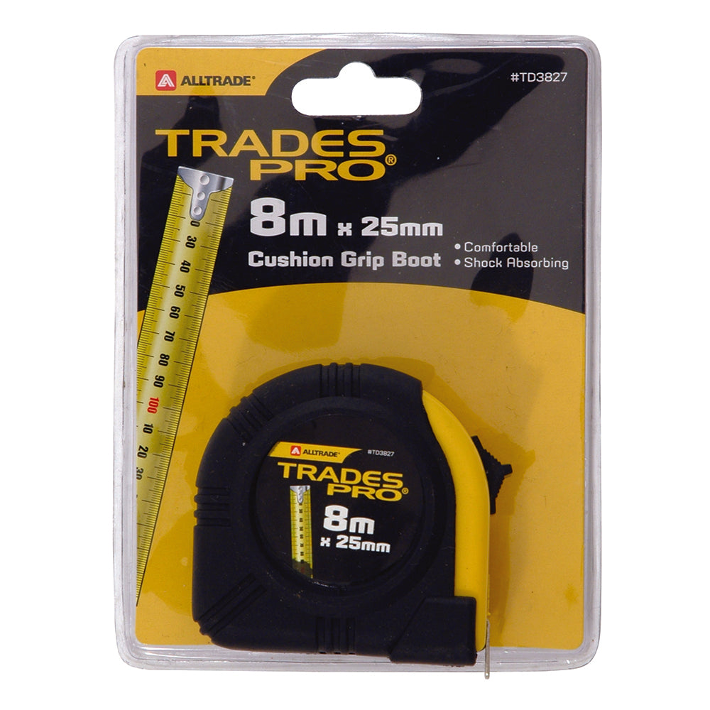 Trades Pro 8M x 25mm Metric Steel Tape Measure