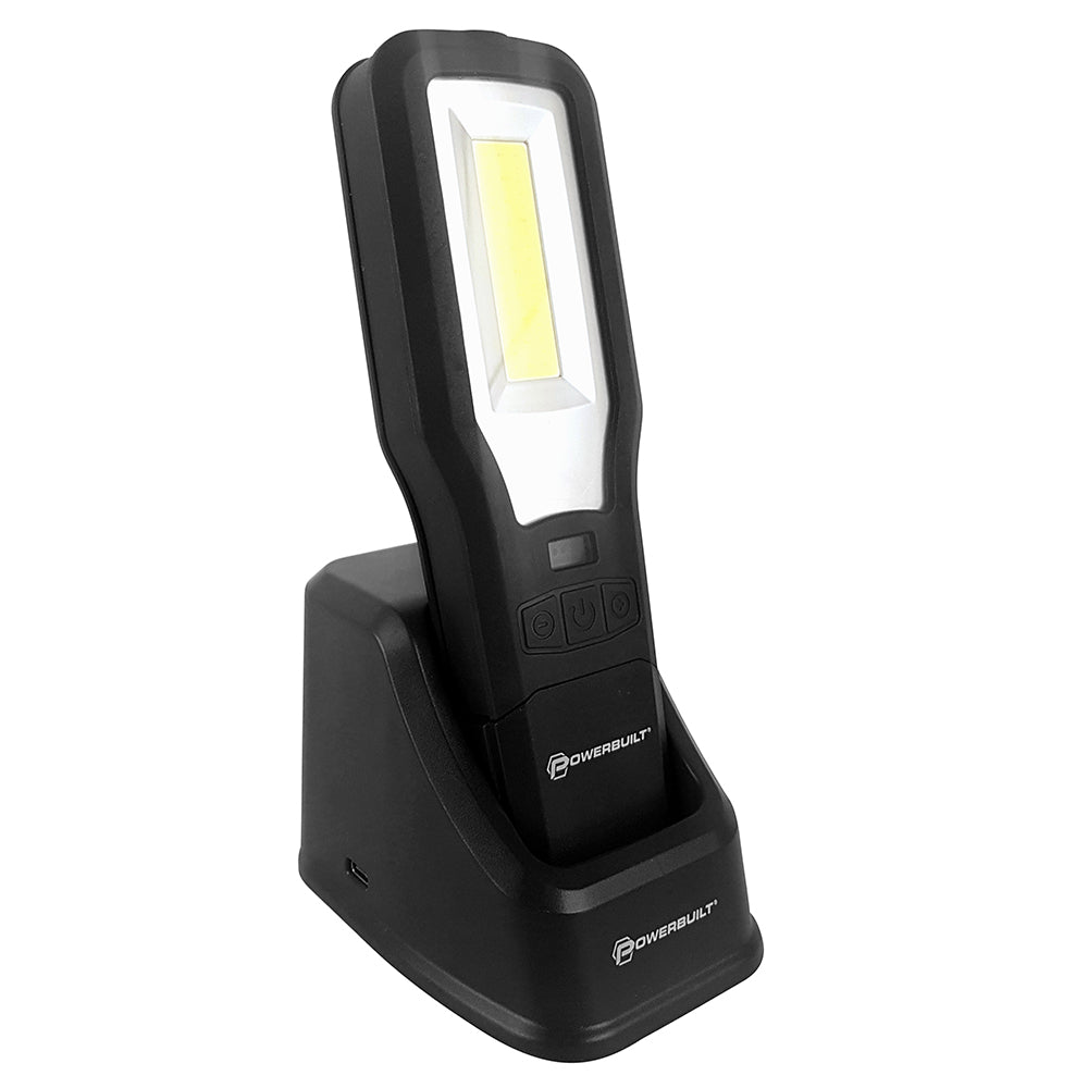 Powerbuilt LED Rechargeable Work light with Power Bank