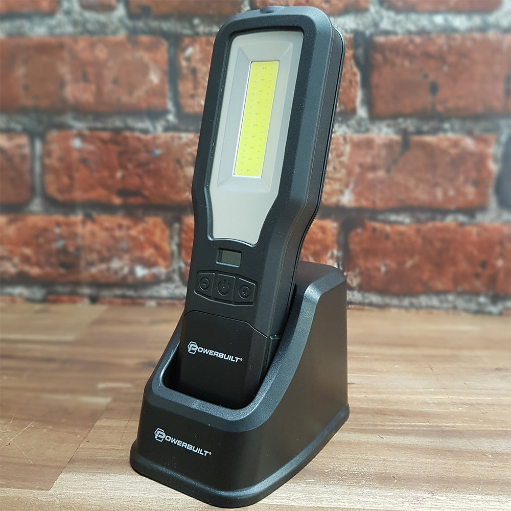 Powerbuilt LED Rechargeable Work light with Power Bank