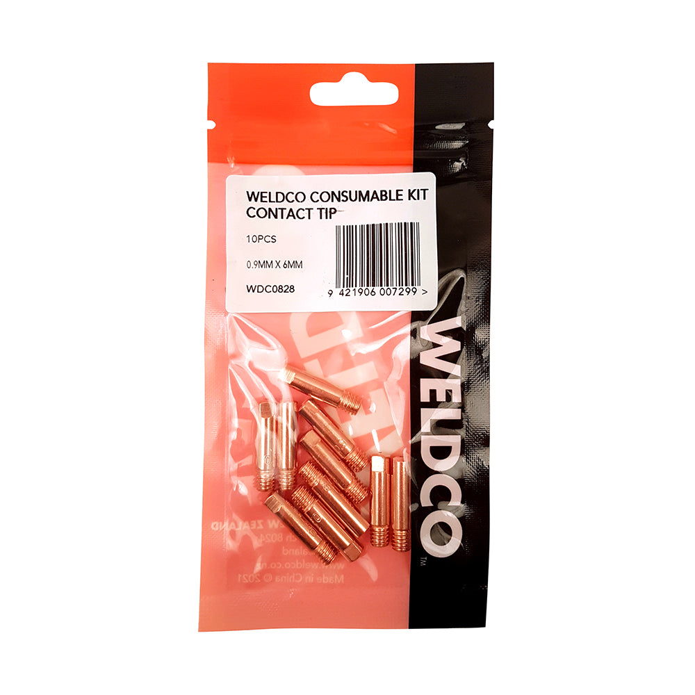 Weldco Contact Tip 10pc 0.6mm X 6mm MB15