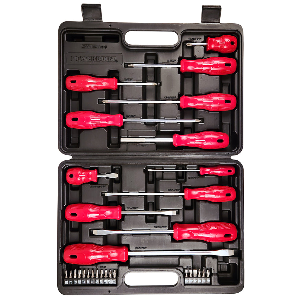 Powerbuilt 31pc Screwdriver Set