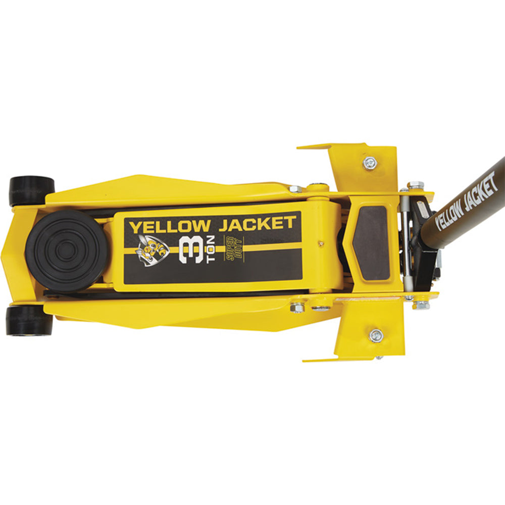 Powerbuilt 3 Ton / 2700kg Professional Super Duty Garage Jack Yellow Jacket