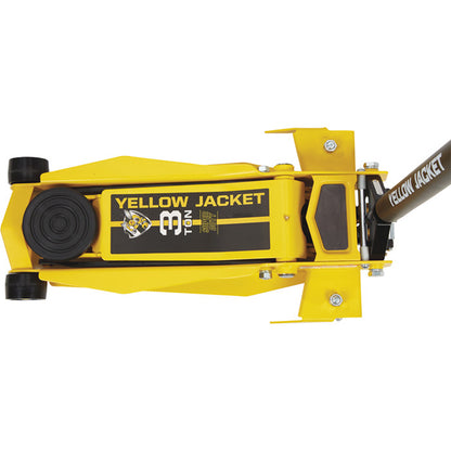 Powerbuilt 3 Ton / 2700kg Professional Super Duty Garage Jack Yellow Jacket