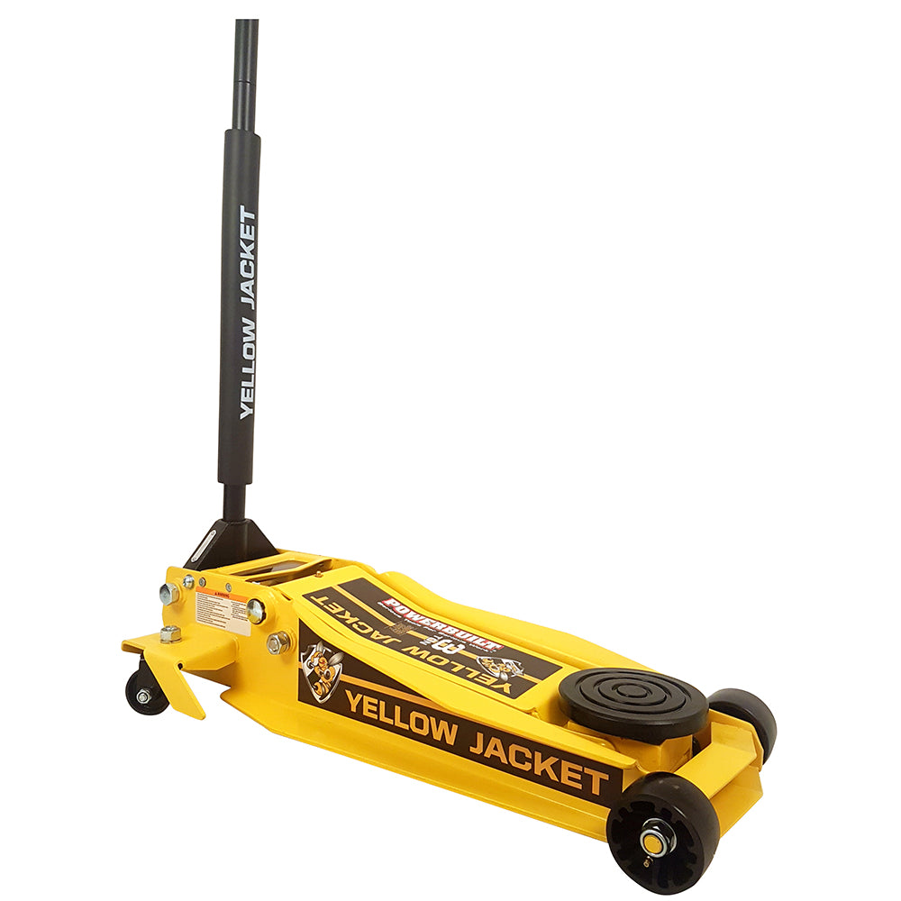 Powerbuilt 3 Ton / 2700kg Professional Super Duty Garage Jack Yellow Jacket