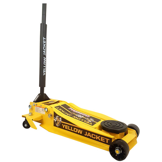 Powerbuilt 3 Ton / 2700kg Professional Super Duty Garage Jack Yellow Jacket